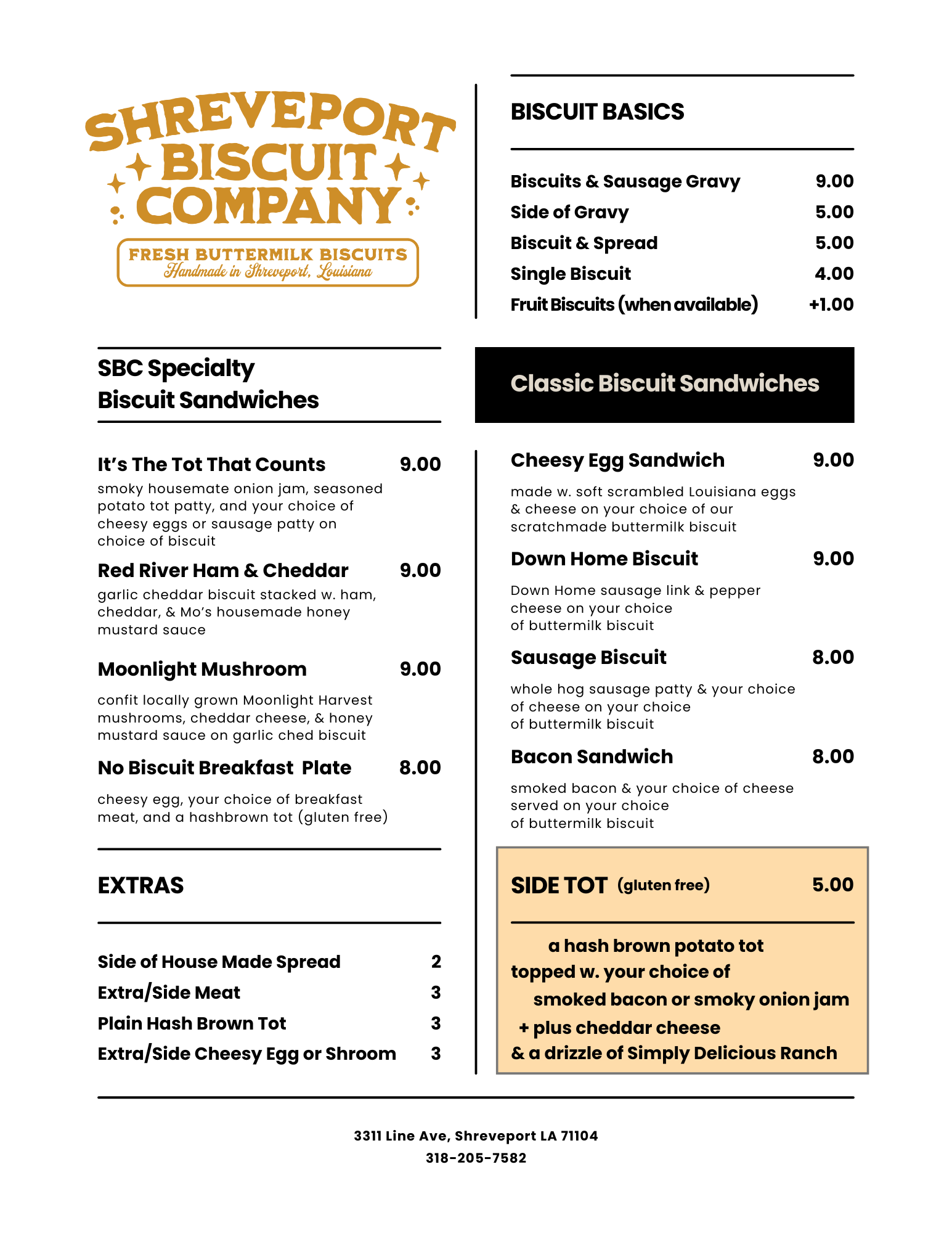 Shreveport Biscuit Company - Catering in Shreveport, Louisiana