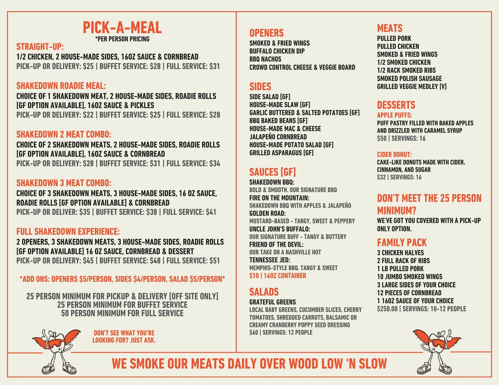 Shakedown Street BBQ & Grill - Catering in Stowe, Vermont