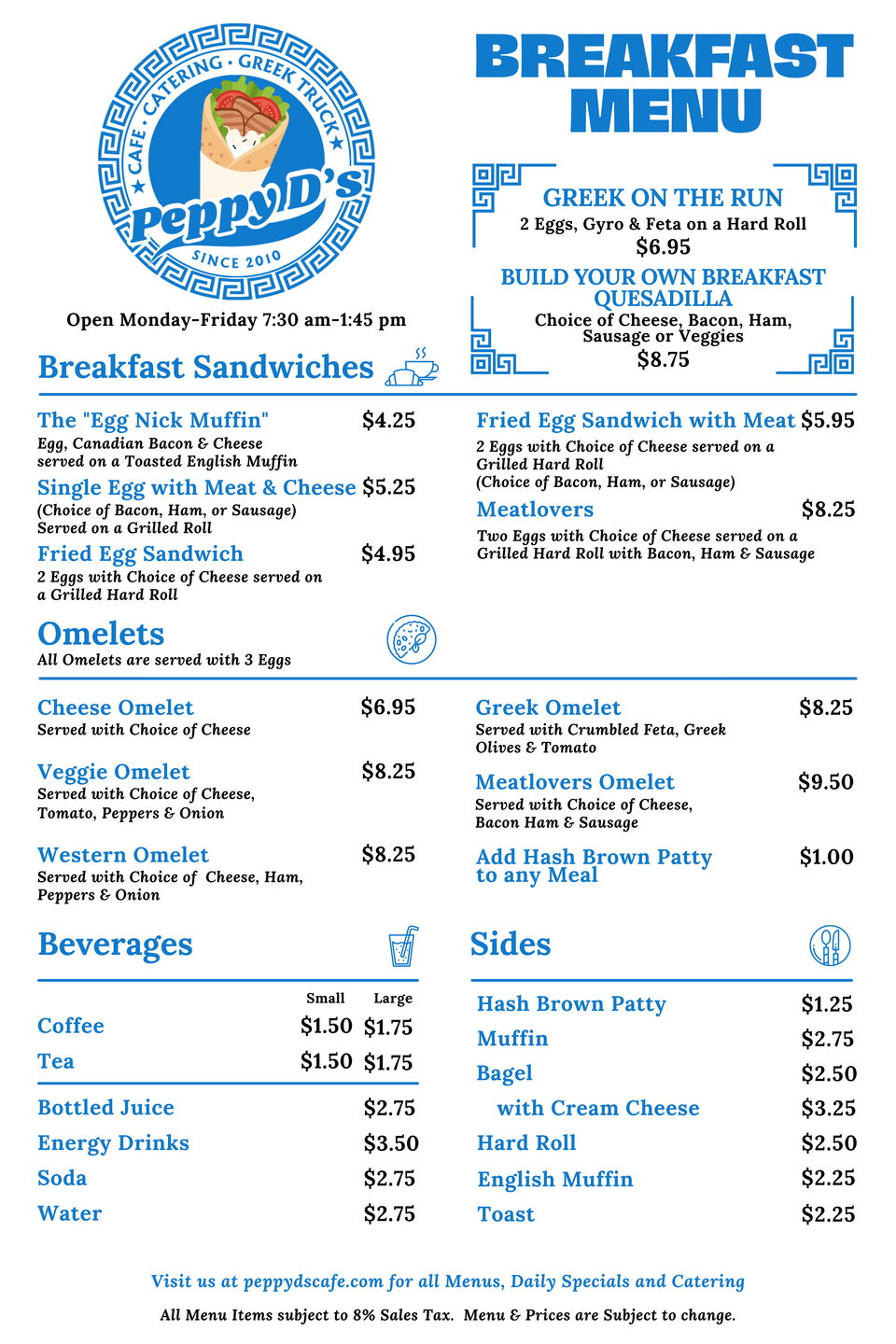 Peppy D's Cafe - Catering in Albany, New York