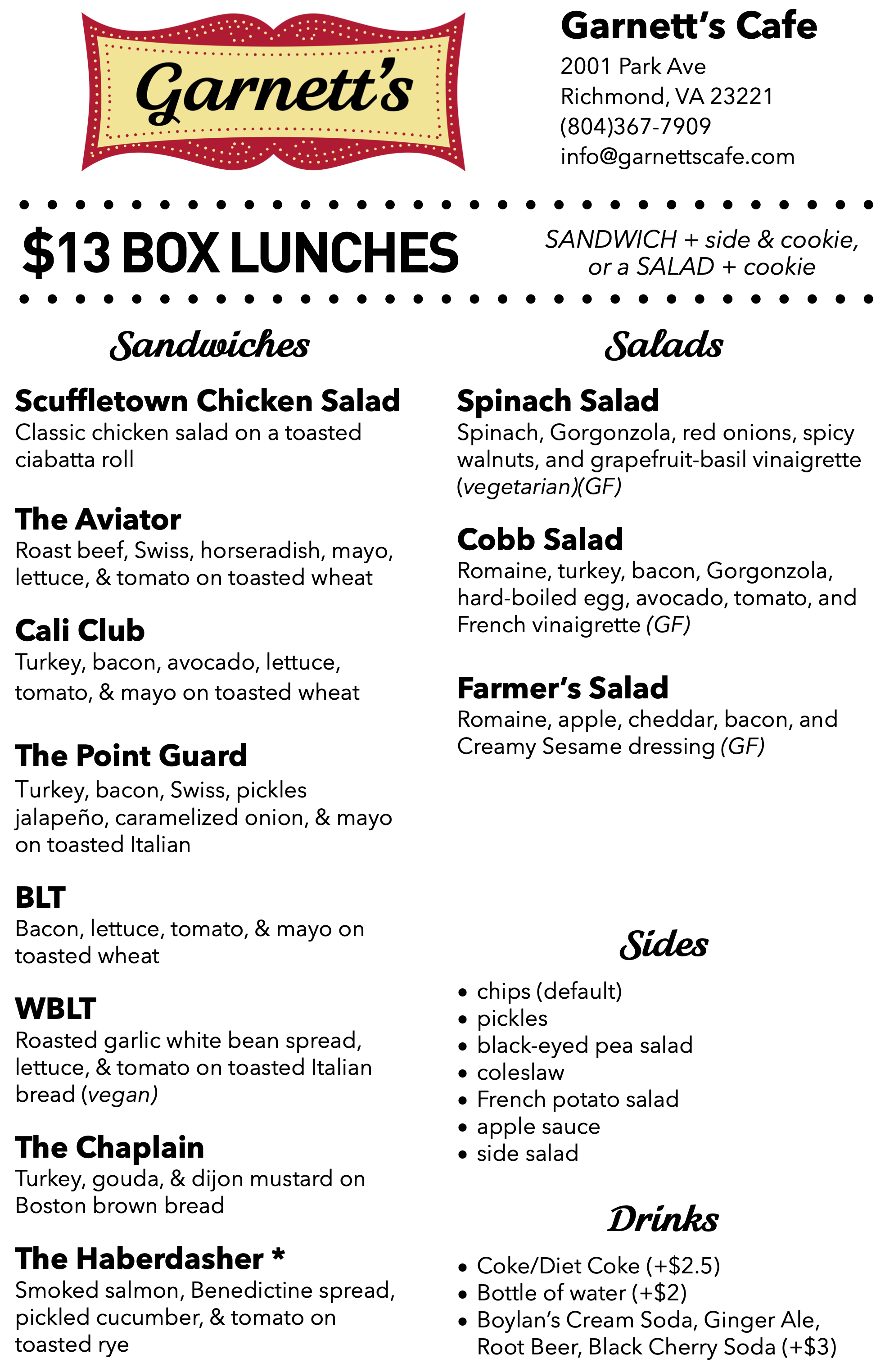 Garnett's - Catering in Richmond, Virginia