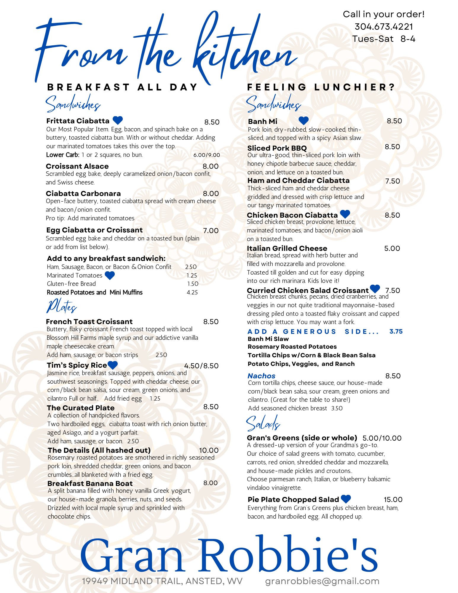 Gran Robbie’s - Catering in Ansted, West Virginia