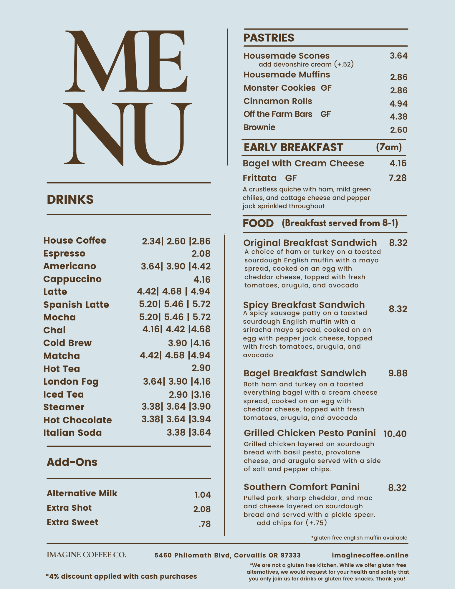 Imagine Coffee Co. - Catering in Corvallis, Oregon