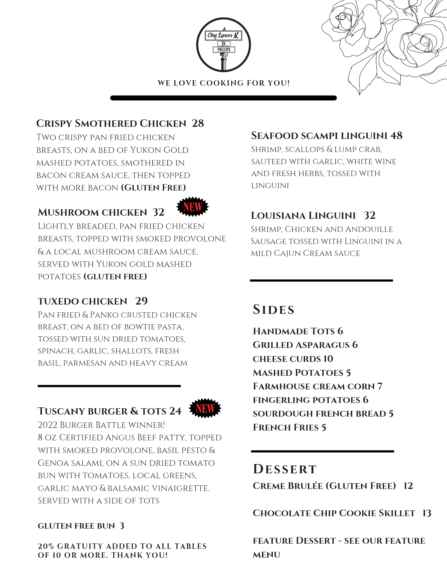 Chef Lance's on Phillips - Catering in Sioux Falls, South Dakota