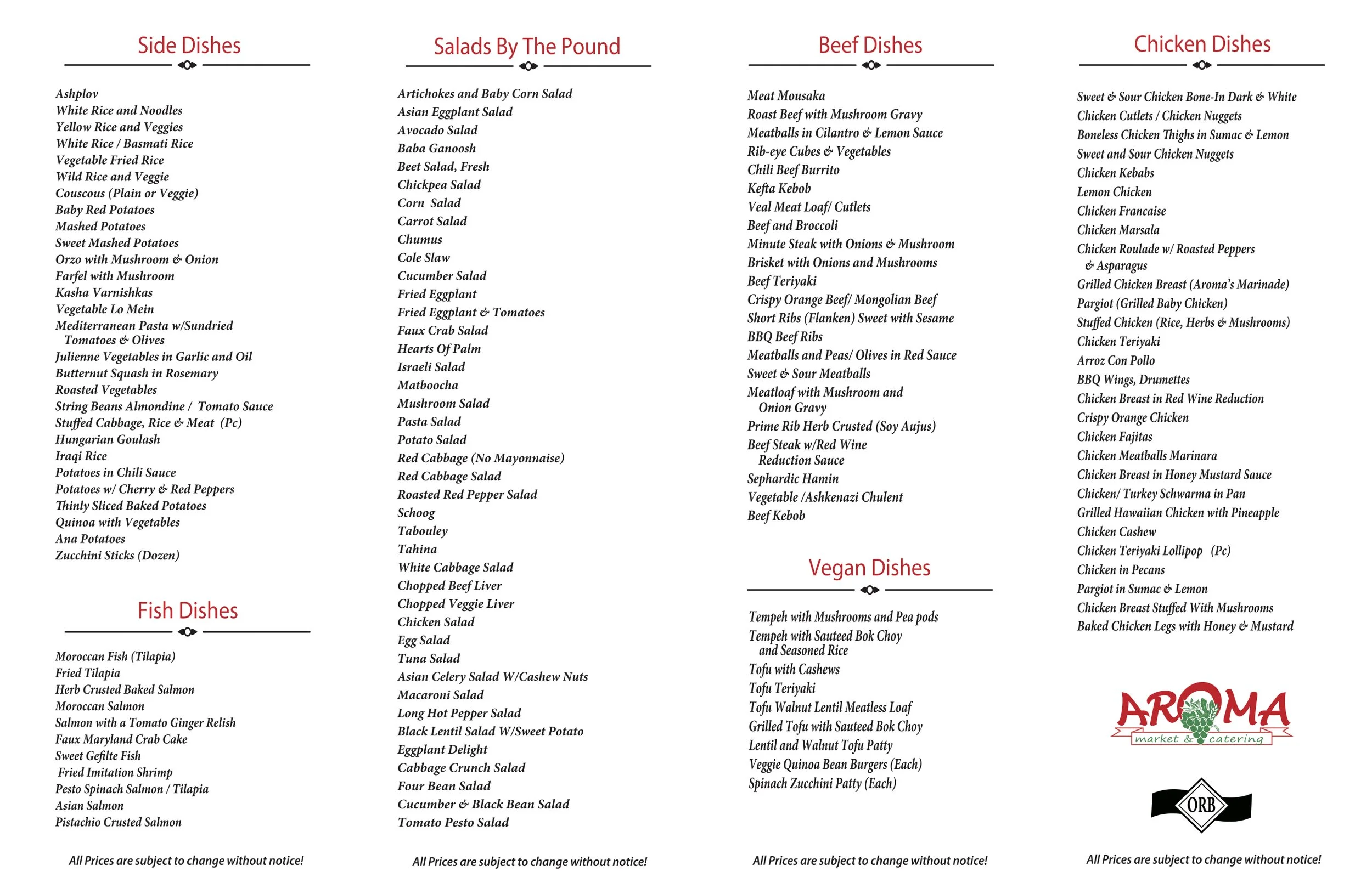 Aroma Market & Catering - Catering in Cooper City, Florida
