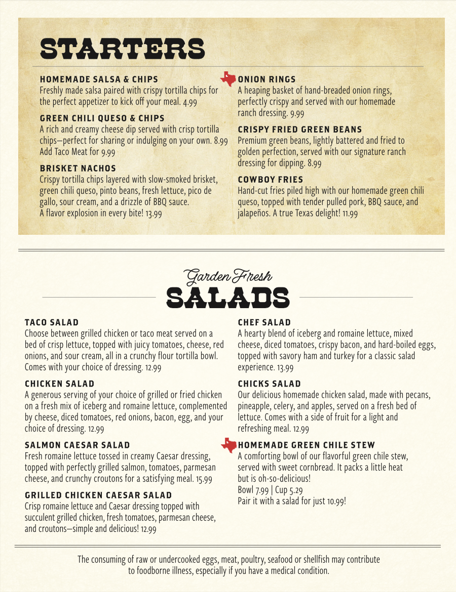 Cast Iron Grill - Catering in Lubbock, Texas