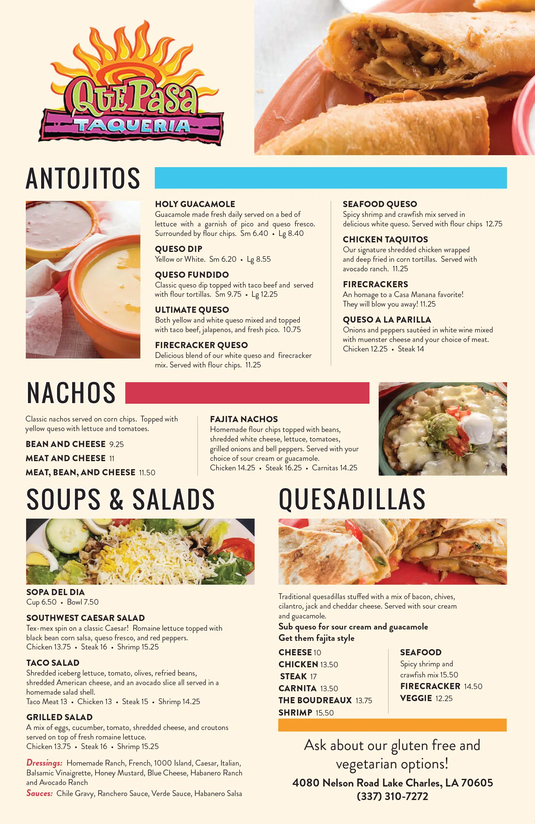 Que Pasa Taqueria - Catering in Lake Charles, Louisiana