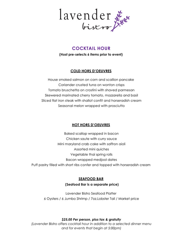 Lavender Bistro - Catering in La Quinta, California