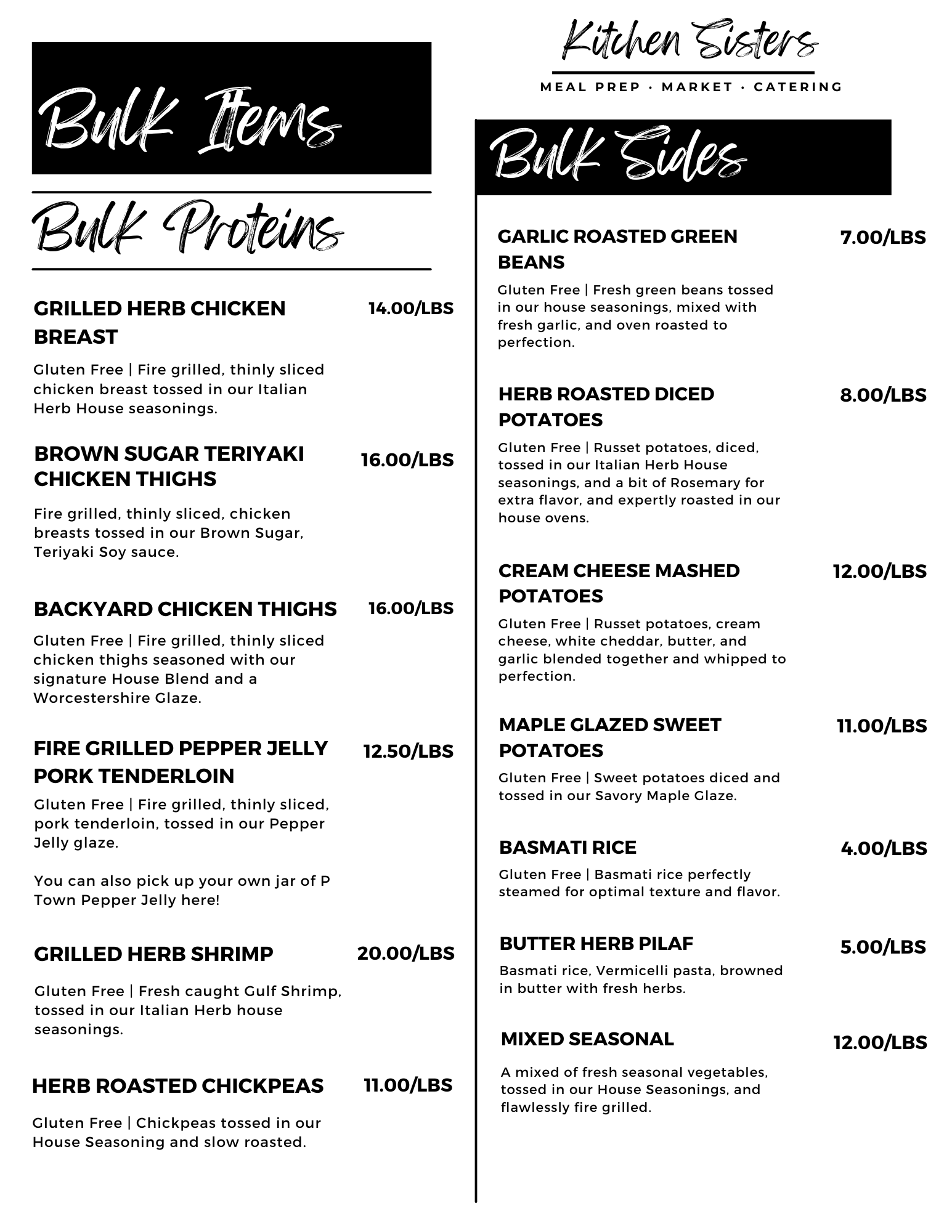 Kitchen Sisters Meal Prep - Catering in Pascagoula, Mississippi