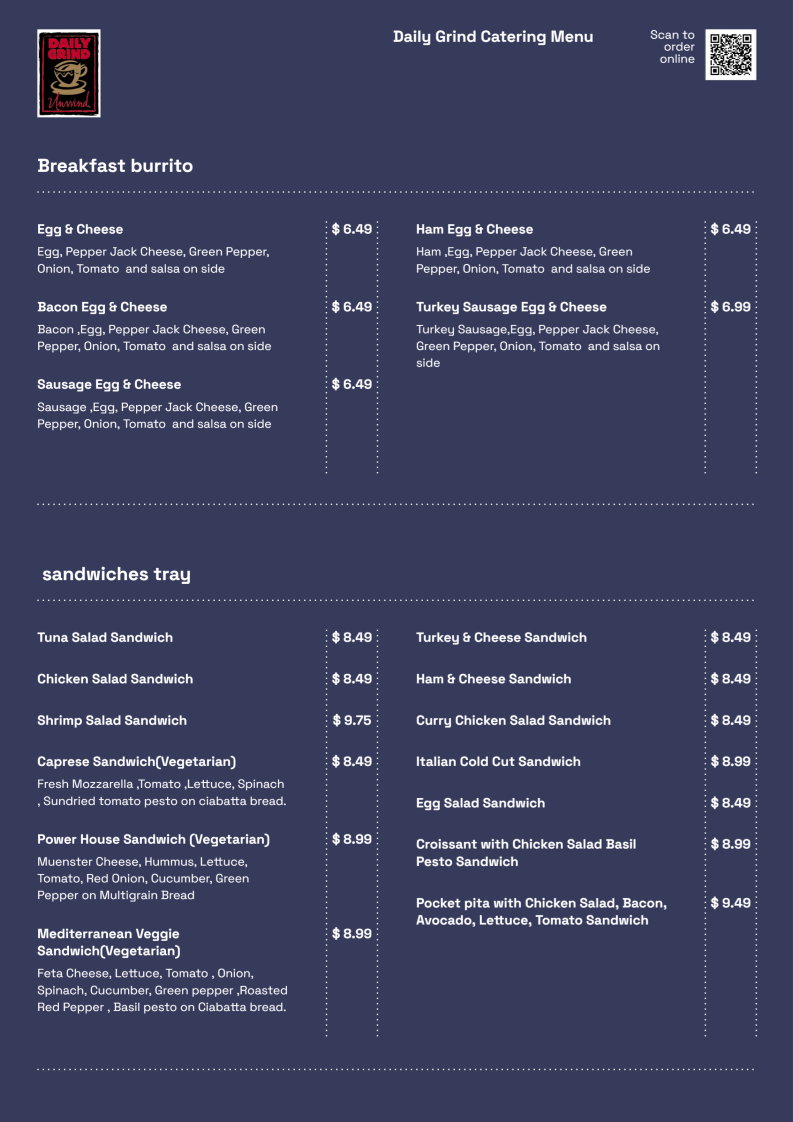Daily Grind MRB/ROSS JHU - Catering in Baltimore, Maryland