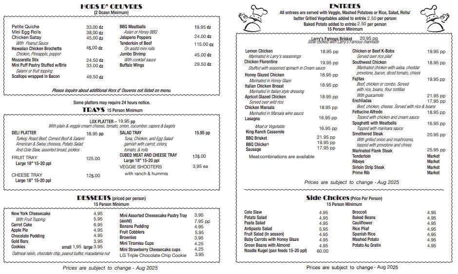 Catering by Larry - photo 2