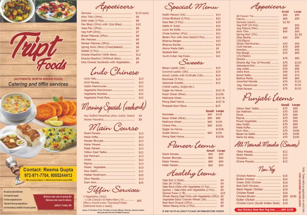 TripT food LLC - Catering in Princeton, New Jersey