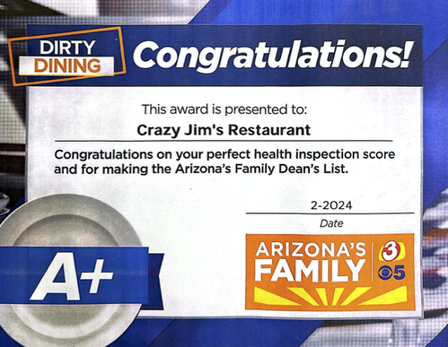 Crazy Jim's Restaurant (Washington Street) - Catering in Phoenix, Arizona