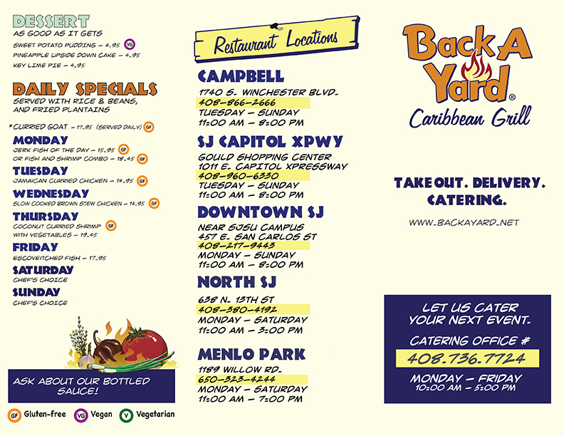 Back A Yard Catering & Take Out - Wedding catering in San Jose, California