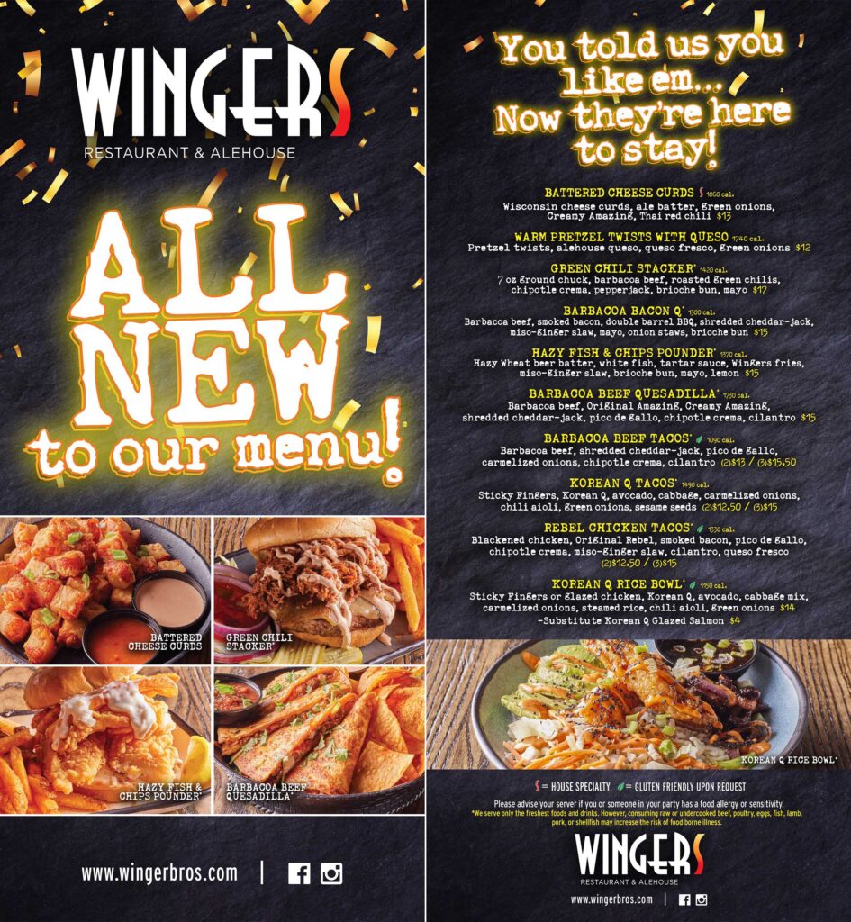 WINGERS Restaurant - Catering in Pocatello, Idaho