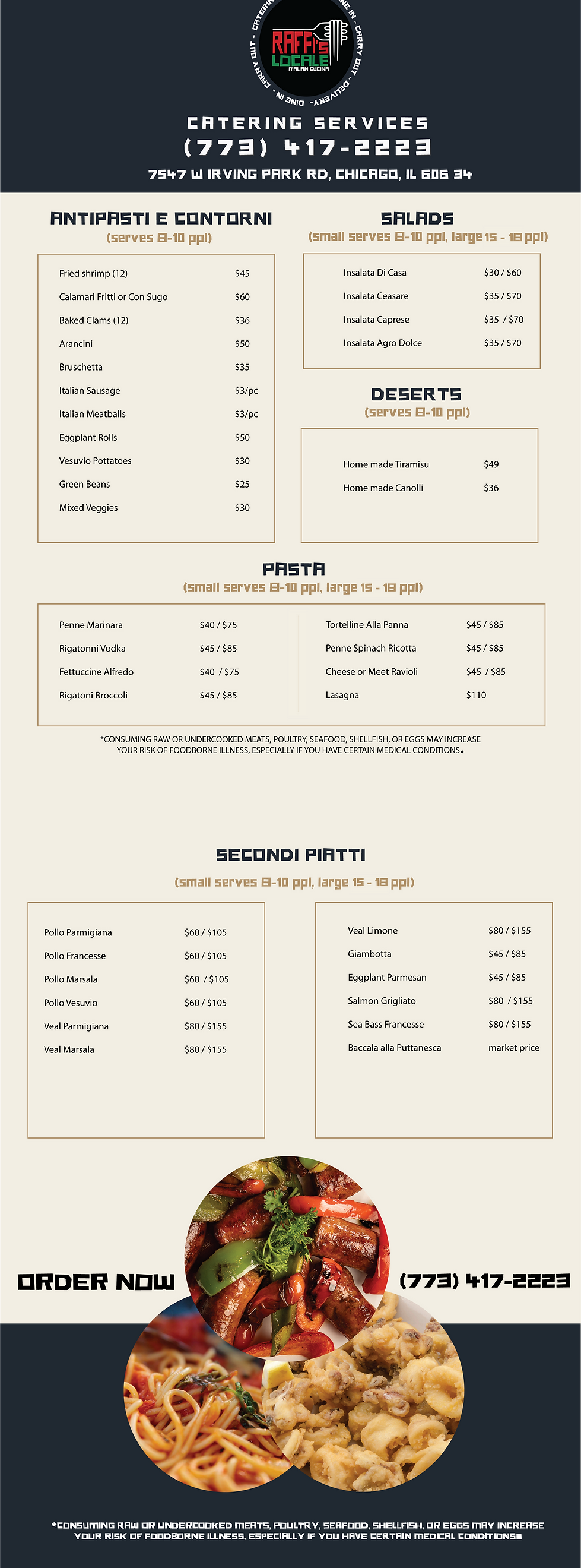 Raffi's Locale - Catering in Chicago, Illinois
