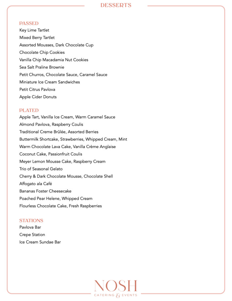 Nosh Catering and Events - photo 5