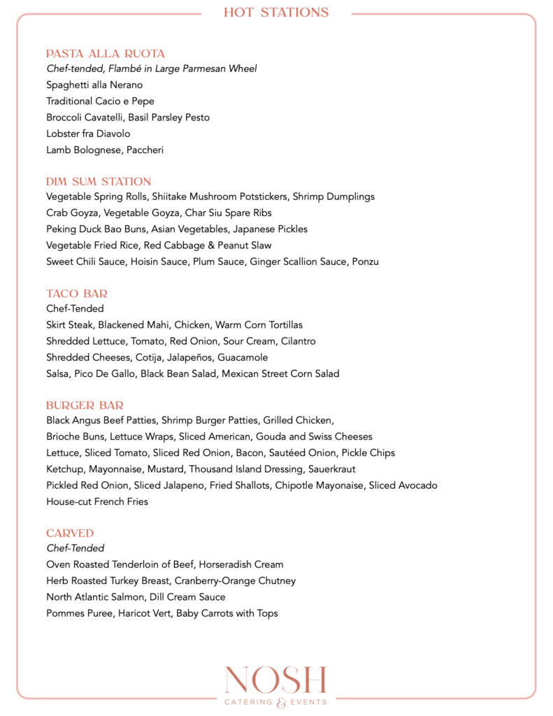 Nosh Catering and Events - photo 4