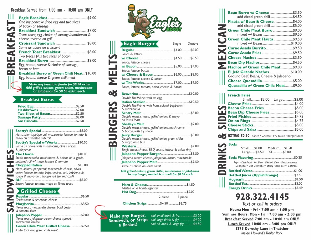 Eagles Roost - Catering in Thatcher, Arizona