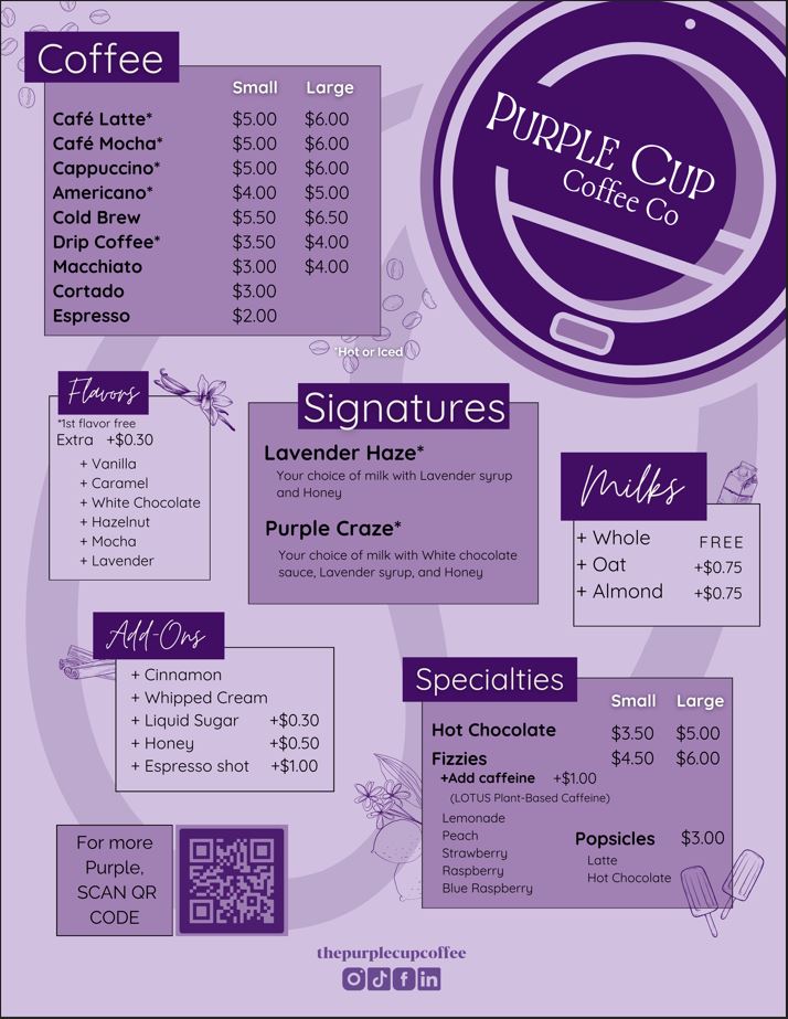Purple Cup Coffee Co - Catering in Columbia, South Carolina
