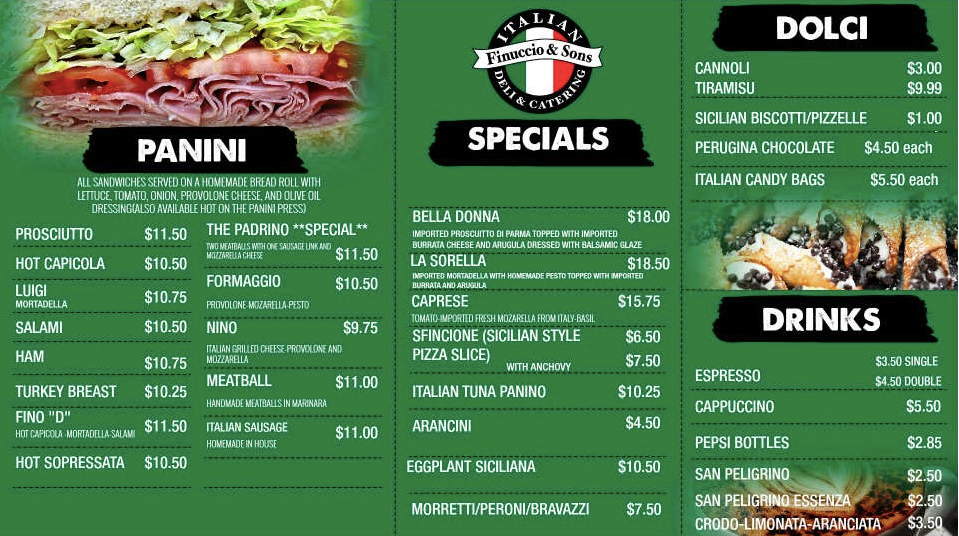 Finuccio and Sons Italian Deli and Catering - photo 2