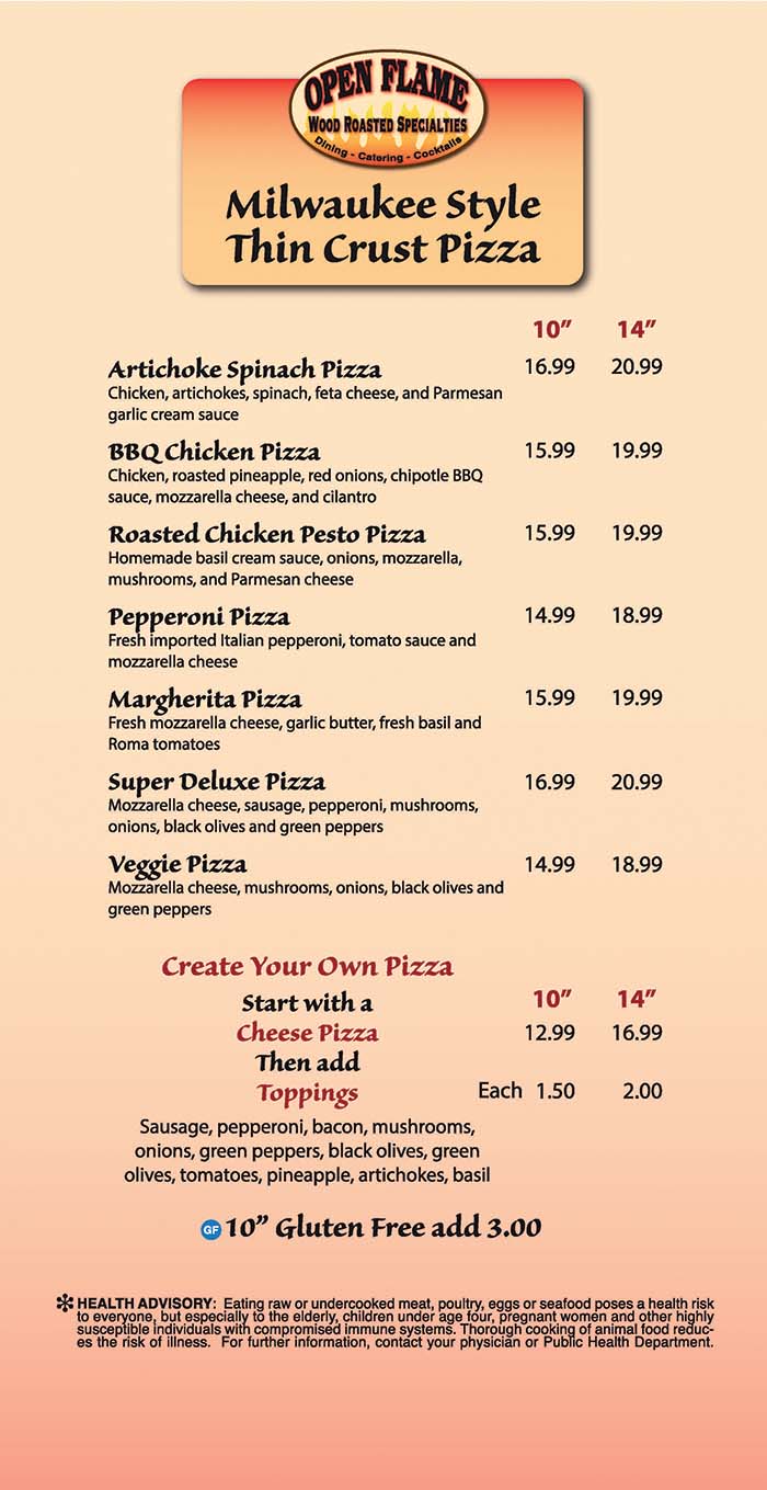 Open Flame - Catering in Greenfield, Wisconsin