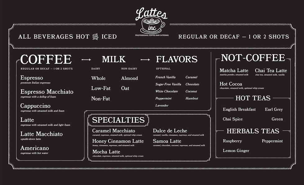 Lattes Inc. formerly, Lattes on Location - Catering in San Pedro, California