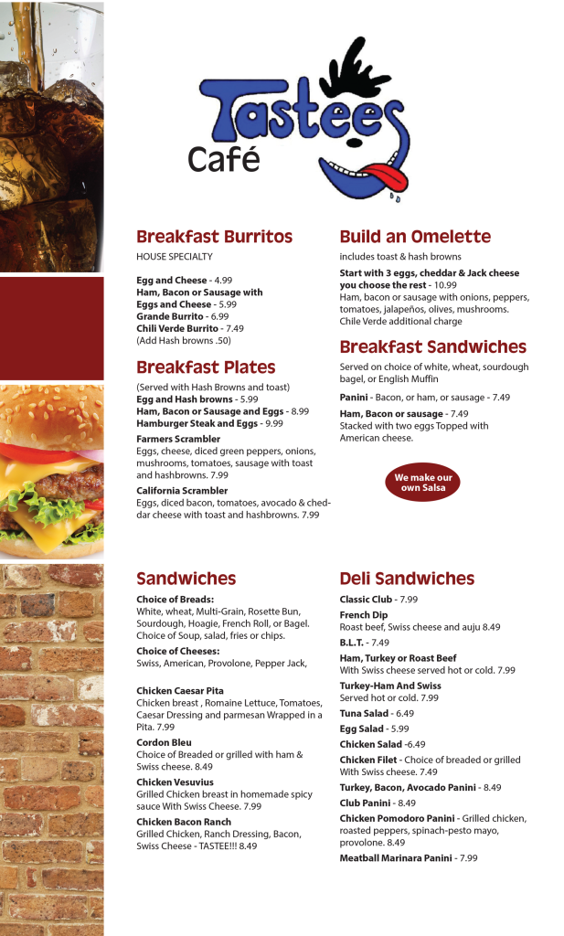 Tastee's Cafe - Catering in Salt Lake City, Utah