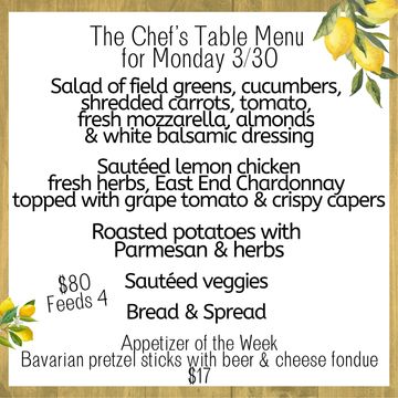 The Chefs Table Long Island - Catering in West Islip, New York