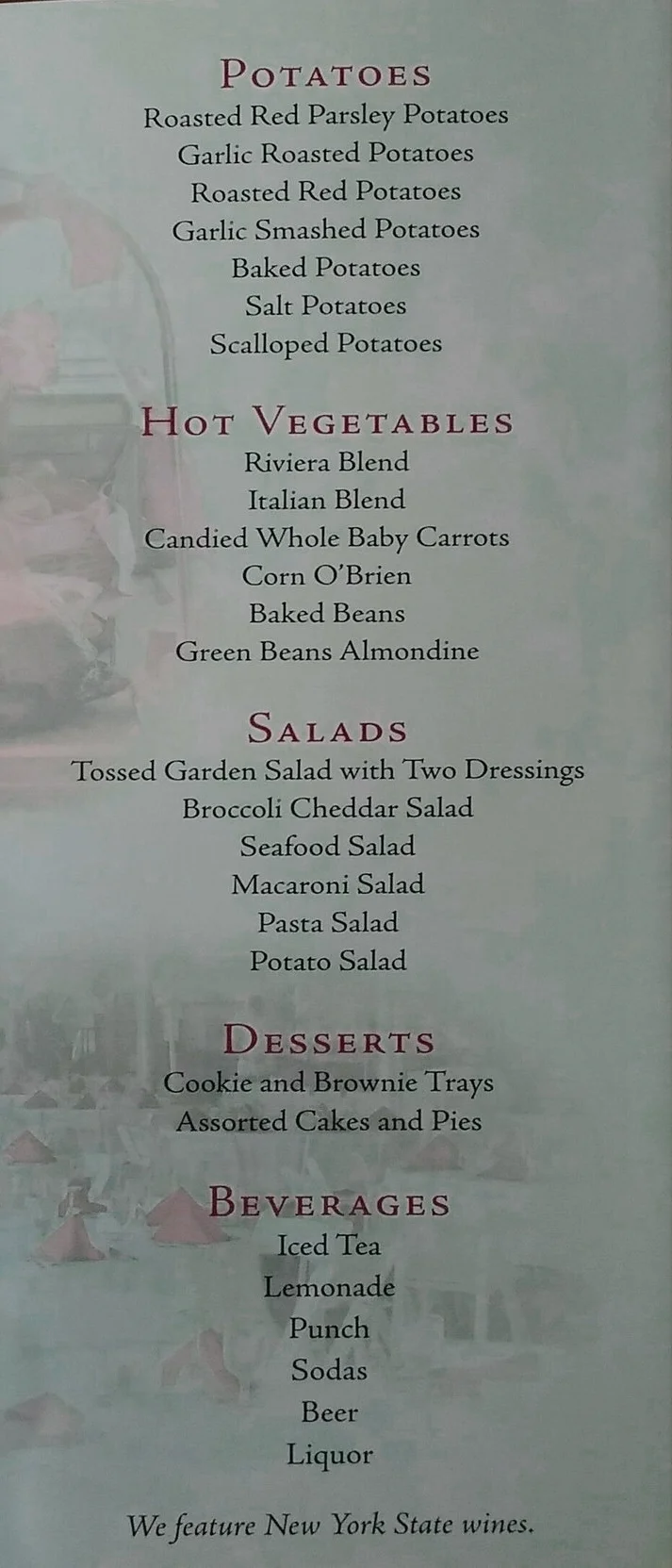 Corning Catering, Inc. - Catering in Painted Post, New York