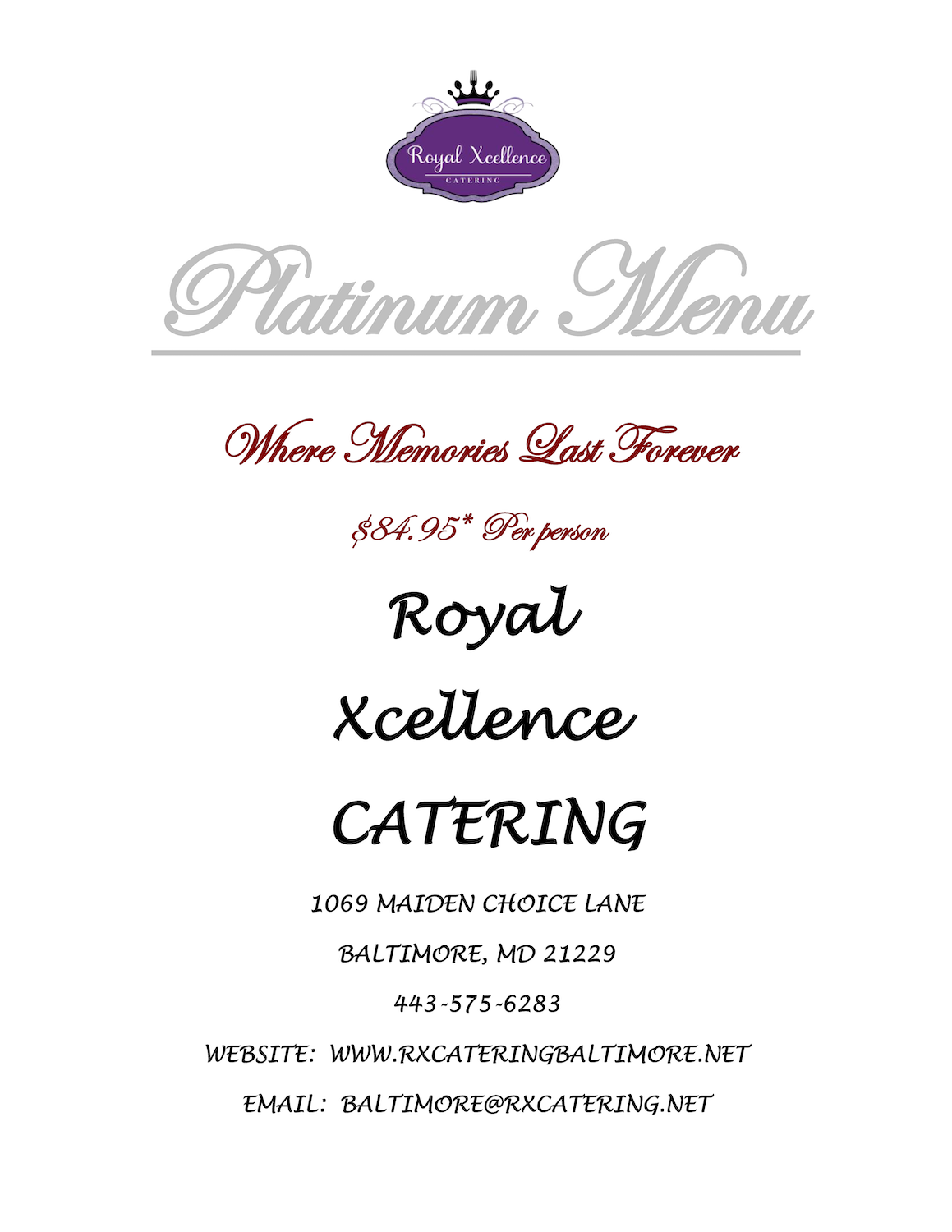 Royal Xcellence Catering - Catering in Baltimore, Maryland