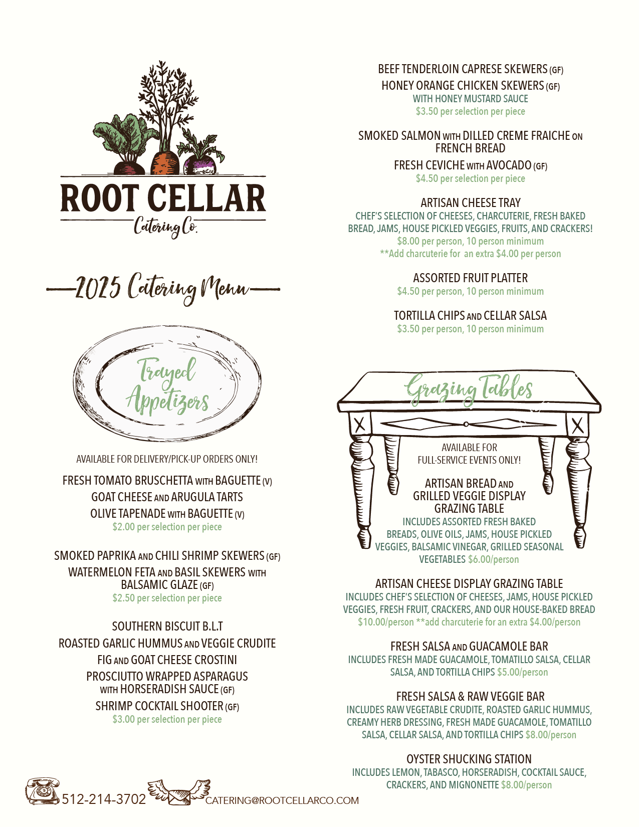 The Root Cellar Catering Co. - Catering in Kyle, Texas