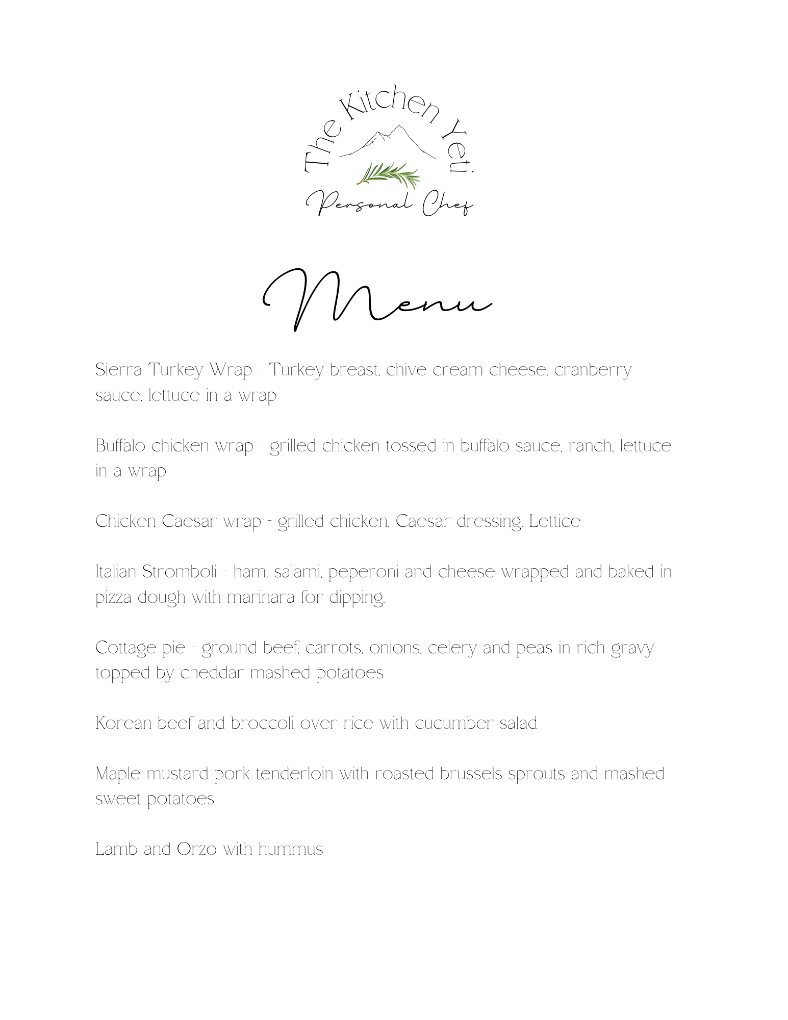 The Kitchen Yeti - Catering in Conifer, Colorado