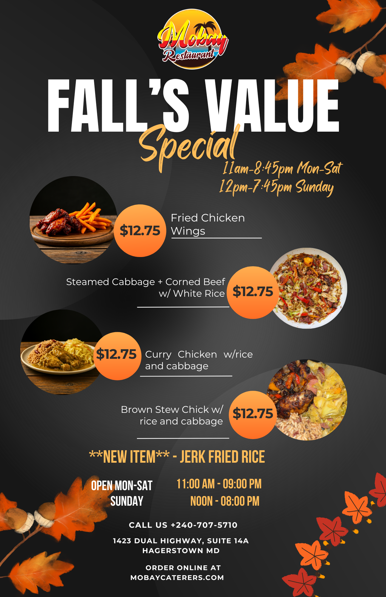Mobay Restaurant & Caterers - Catering in Hagerstown, Maryland