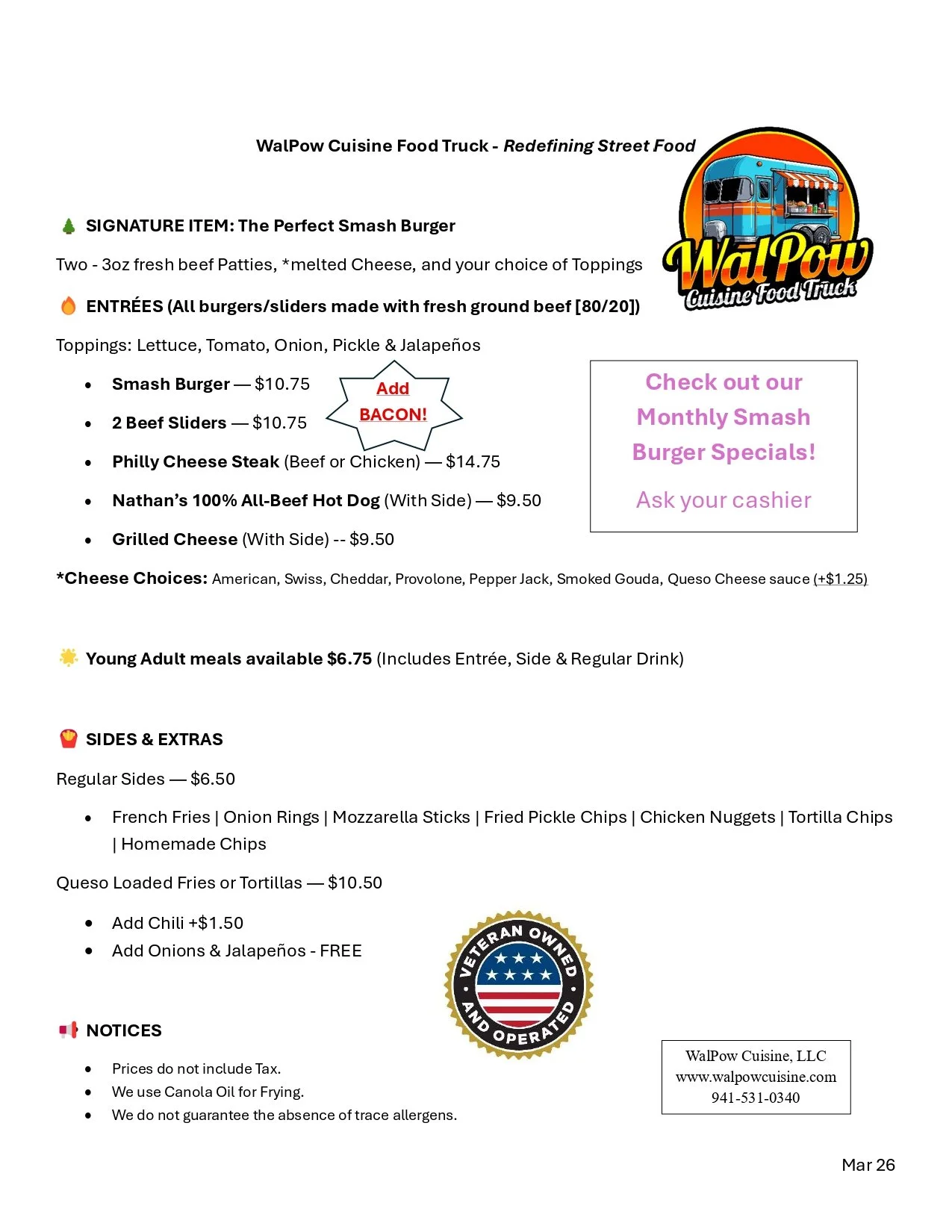 WalPow Cuisine, llc - Catering in Palmetto, Florida