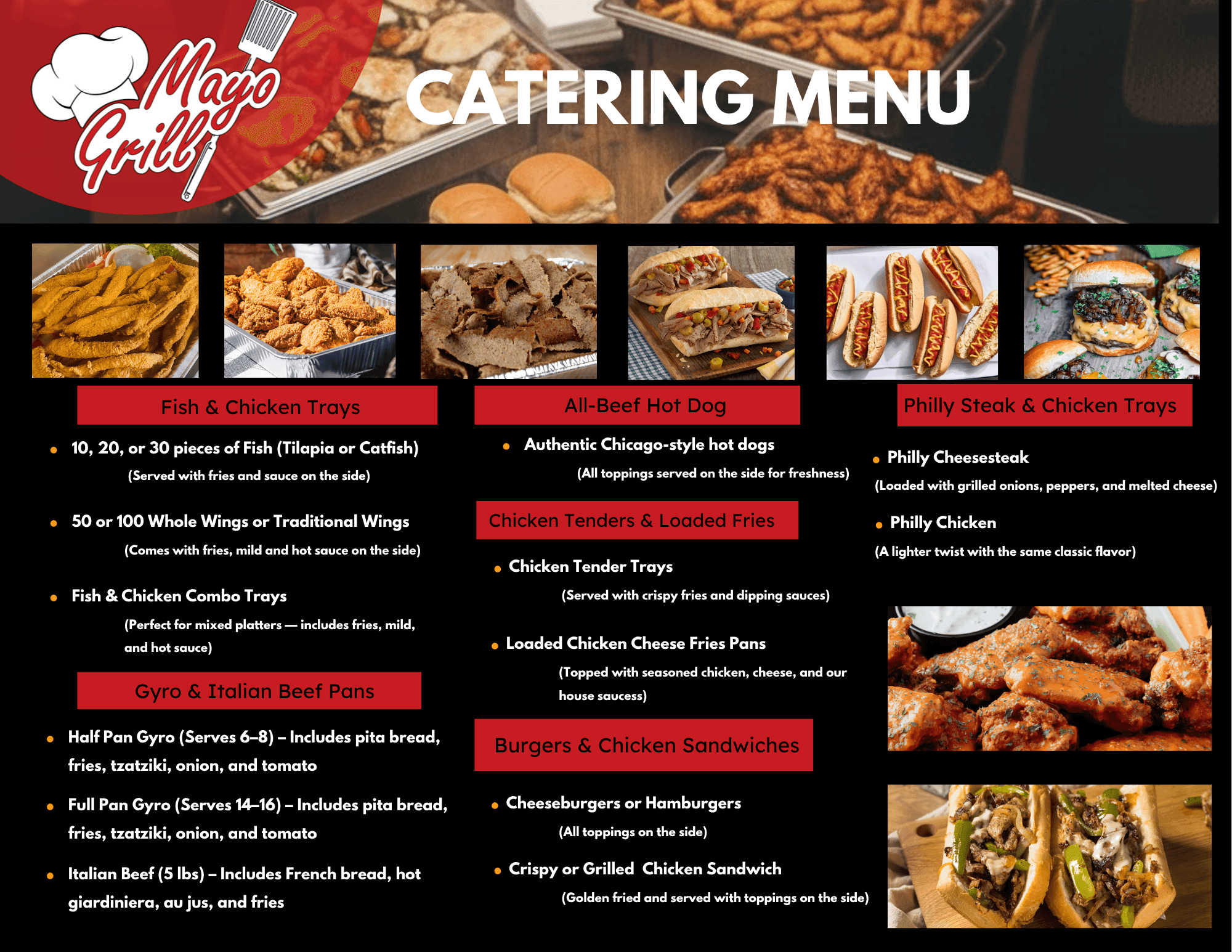 Mayo Grill - Catering in Aurora, Illinois