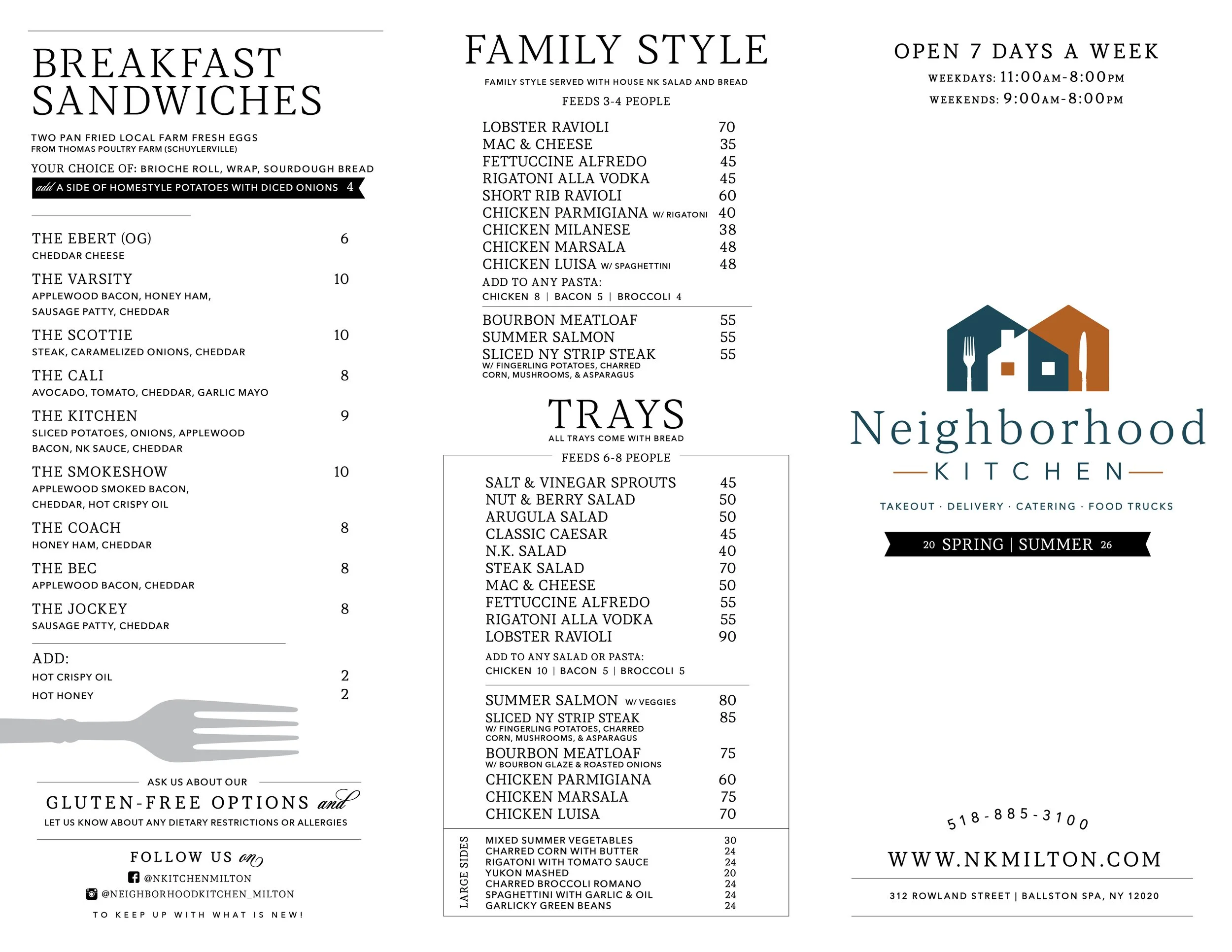 Neighborhood Kitchen - Catering in Ballston Spa, New York