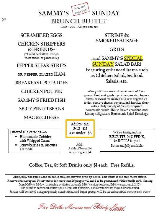 Sammy B's Restaurant and Catering - Catering in Lebanon, Tennessee