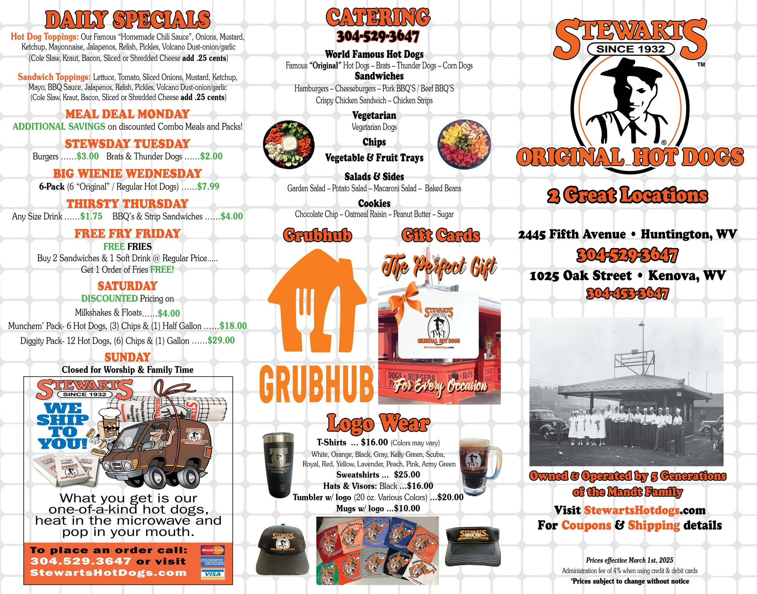 Stewarts Original Hot Dogs- Huntington - Catering in Huntington, West Virginia