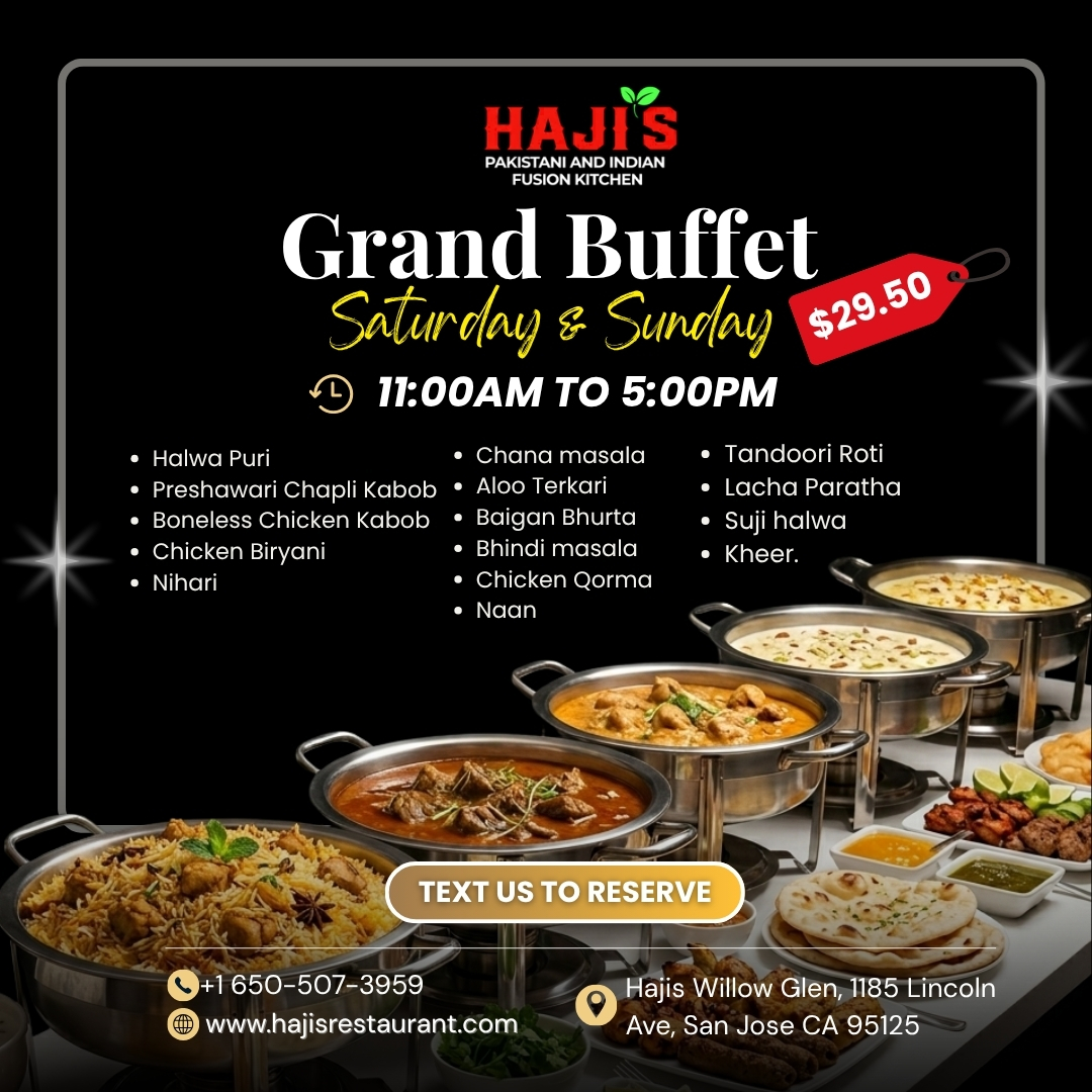 Hajis Restaurant & Catering - Catering in San Jose, California