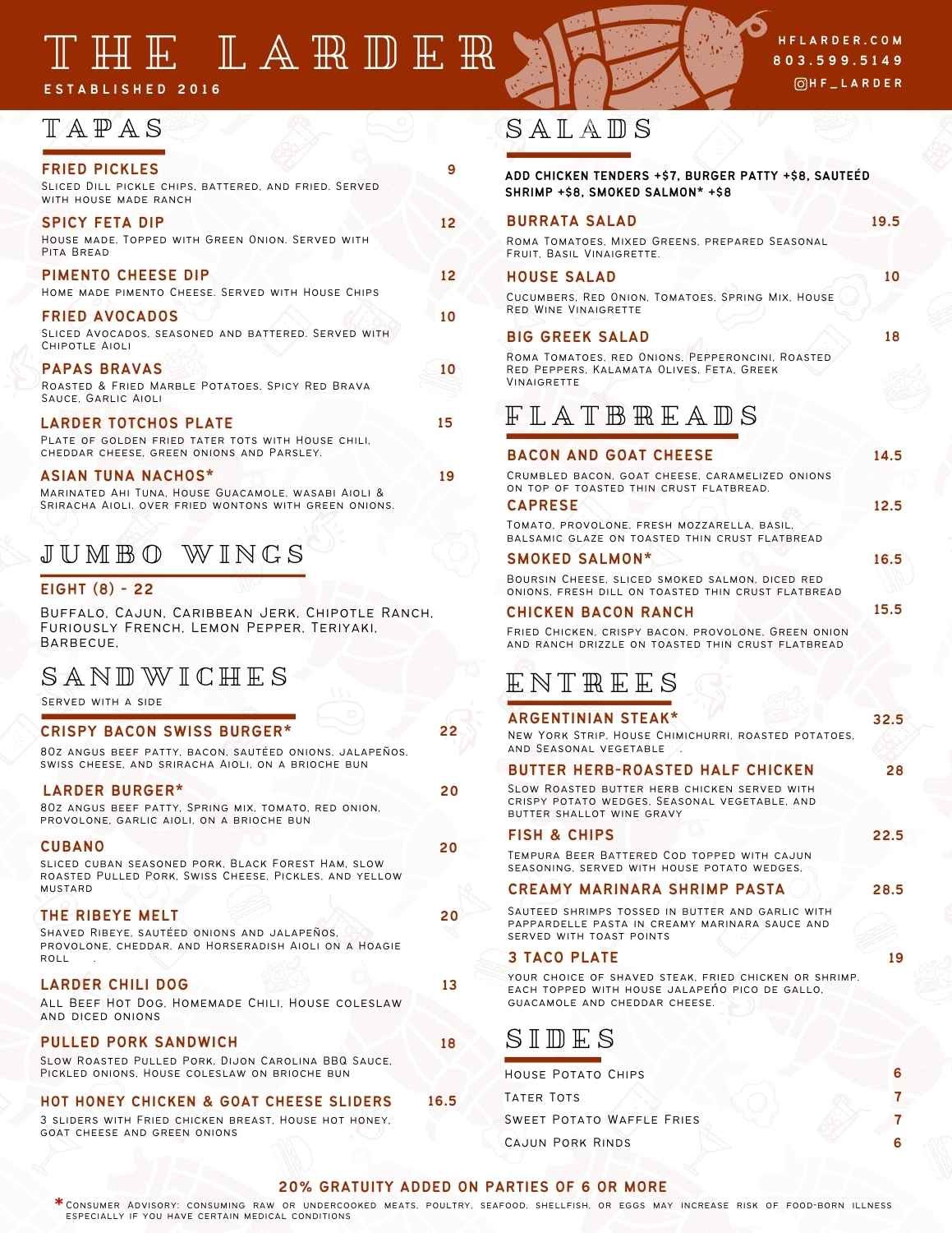 The Larder - Catering in North Augusta, South Carolina