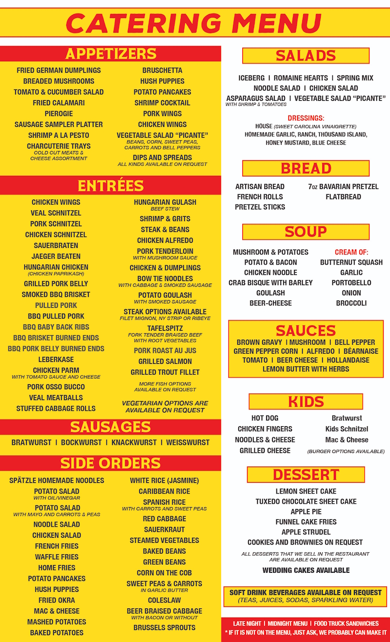 Cafe Old Vienna Catering & Food Truck - Catering in Myrtle Beach, South Carolina