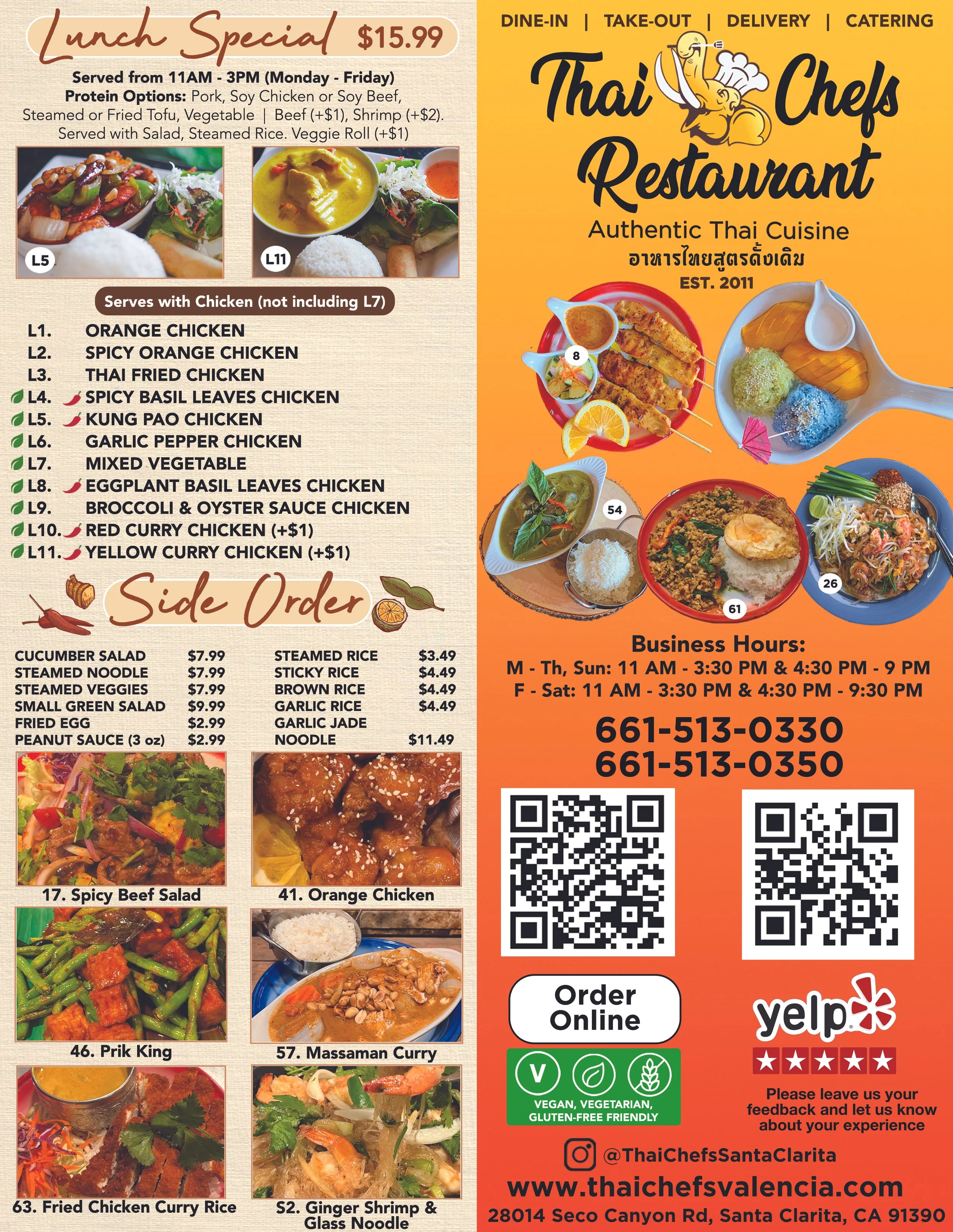 Thai Chefs Restaurant - Santa Clarita - photo 2