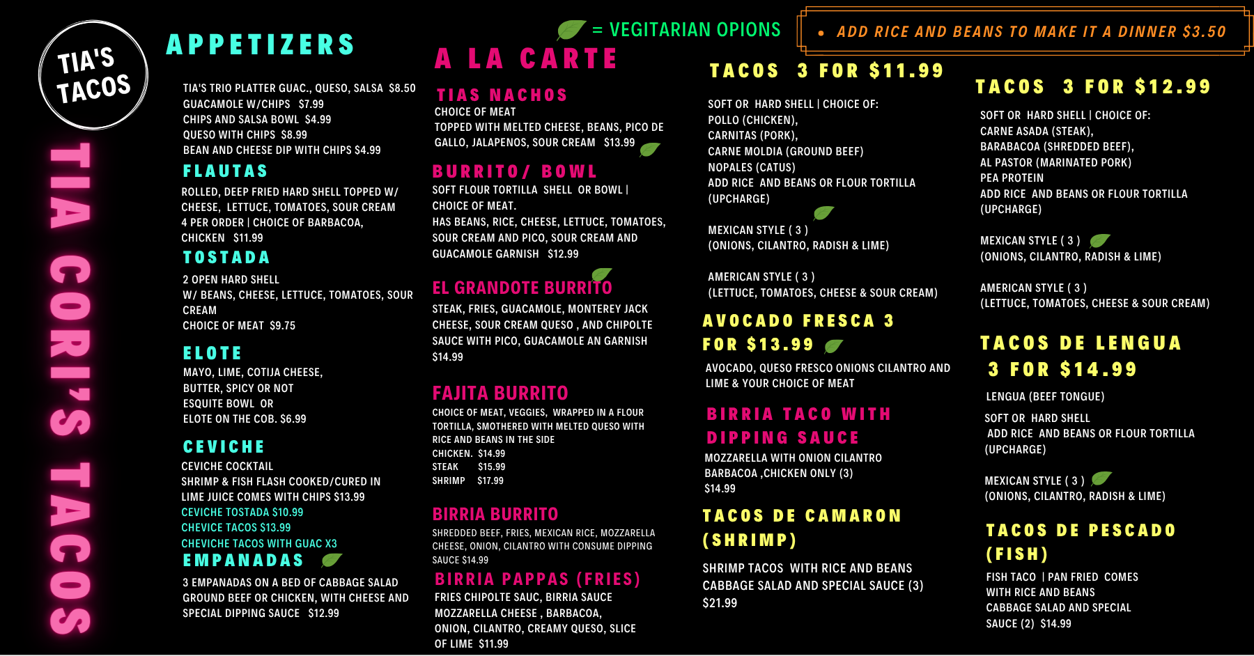 Tia Cori's Tacos - photo 2