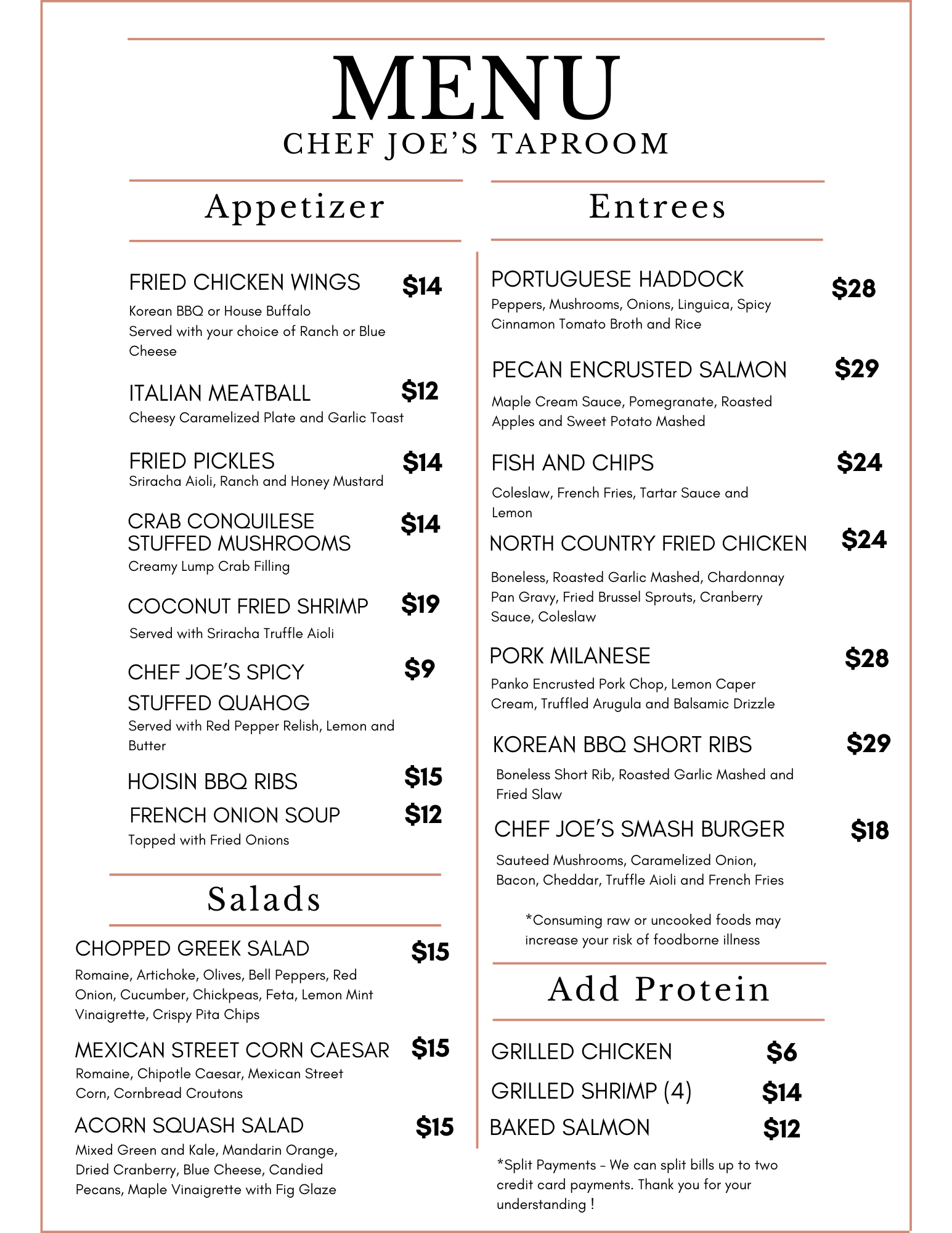 Chef Joe's Catering & Restaurant - photo 4