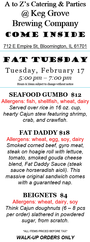 A to Z's Catering & Parties - Catering in Bloomington, Illinois