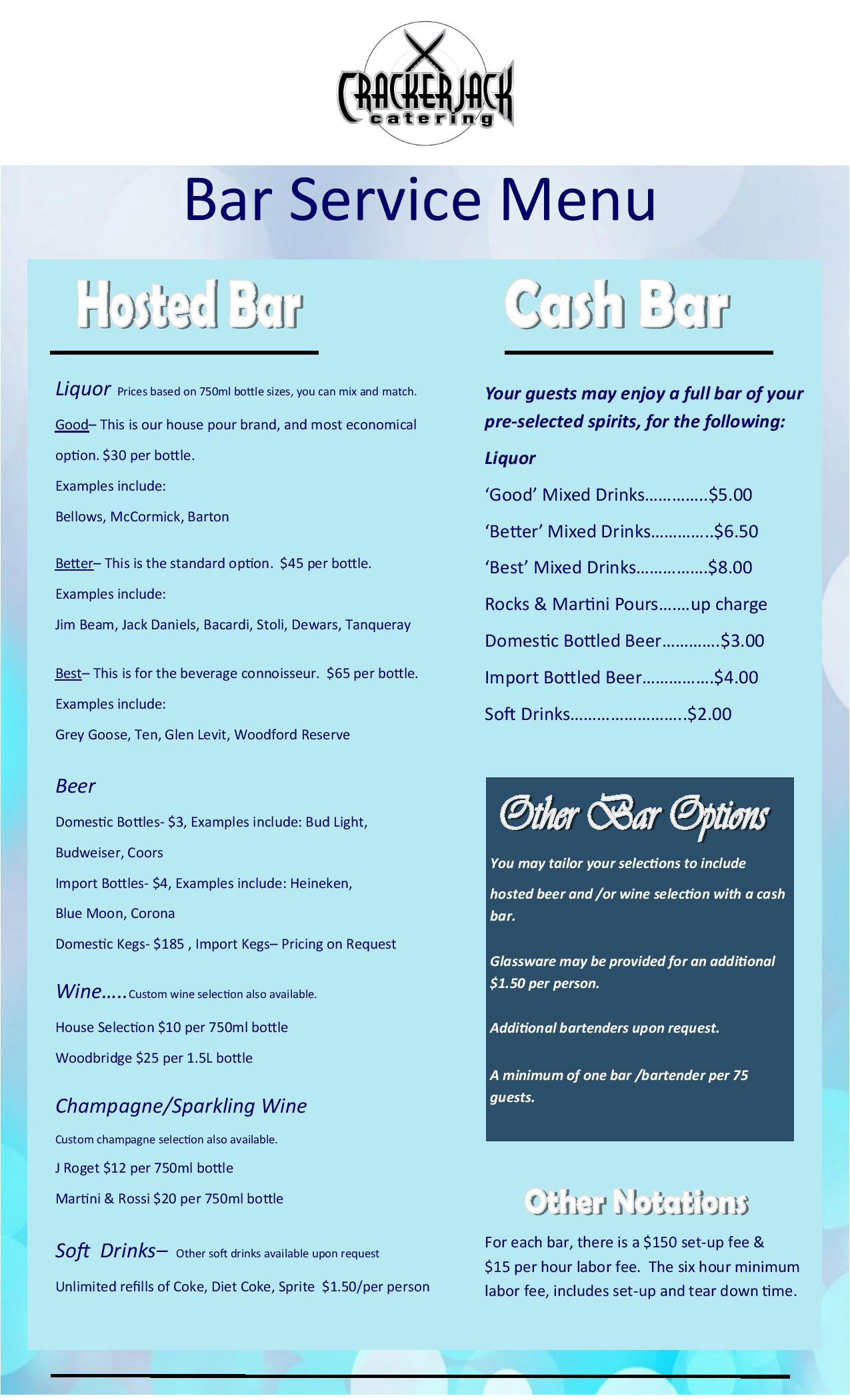 Crackerjack Catering - Catering in Fort Wayne, Indiana