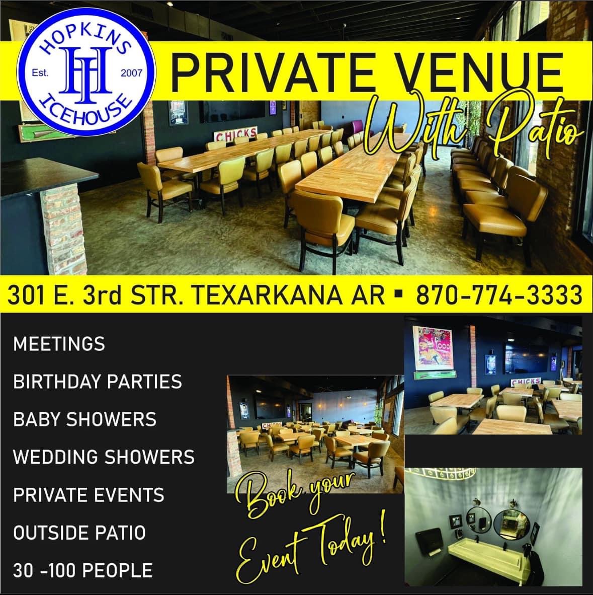Hopkins Icehouse - Catering in Texarkana, Arkansas