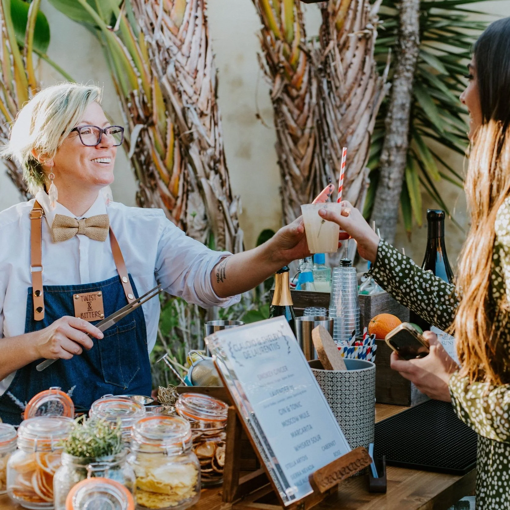 Twist & Bitters LLC | Mobile Bar and Cocktail Classes - Catering in Joshua Tree, California
