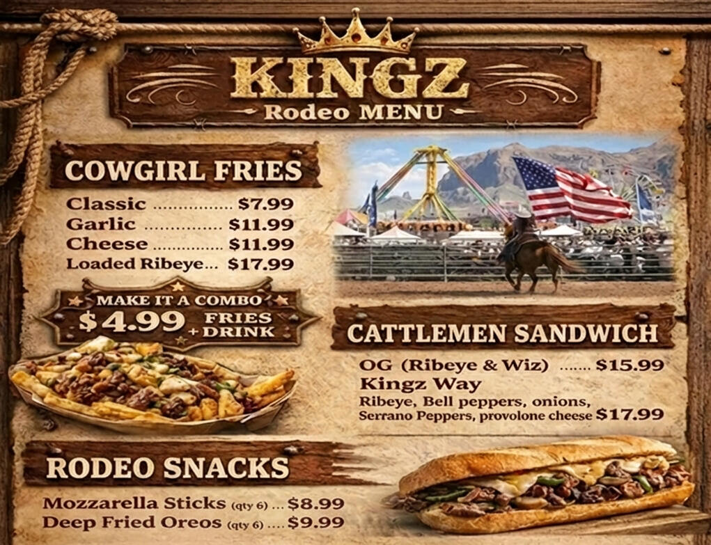 Kingz Cheese Steaks - Catering in Kingman, Arizona