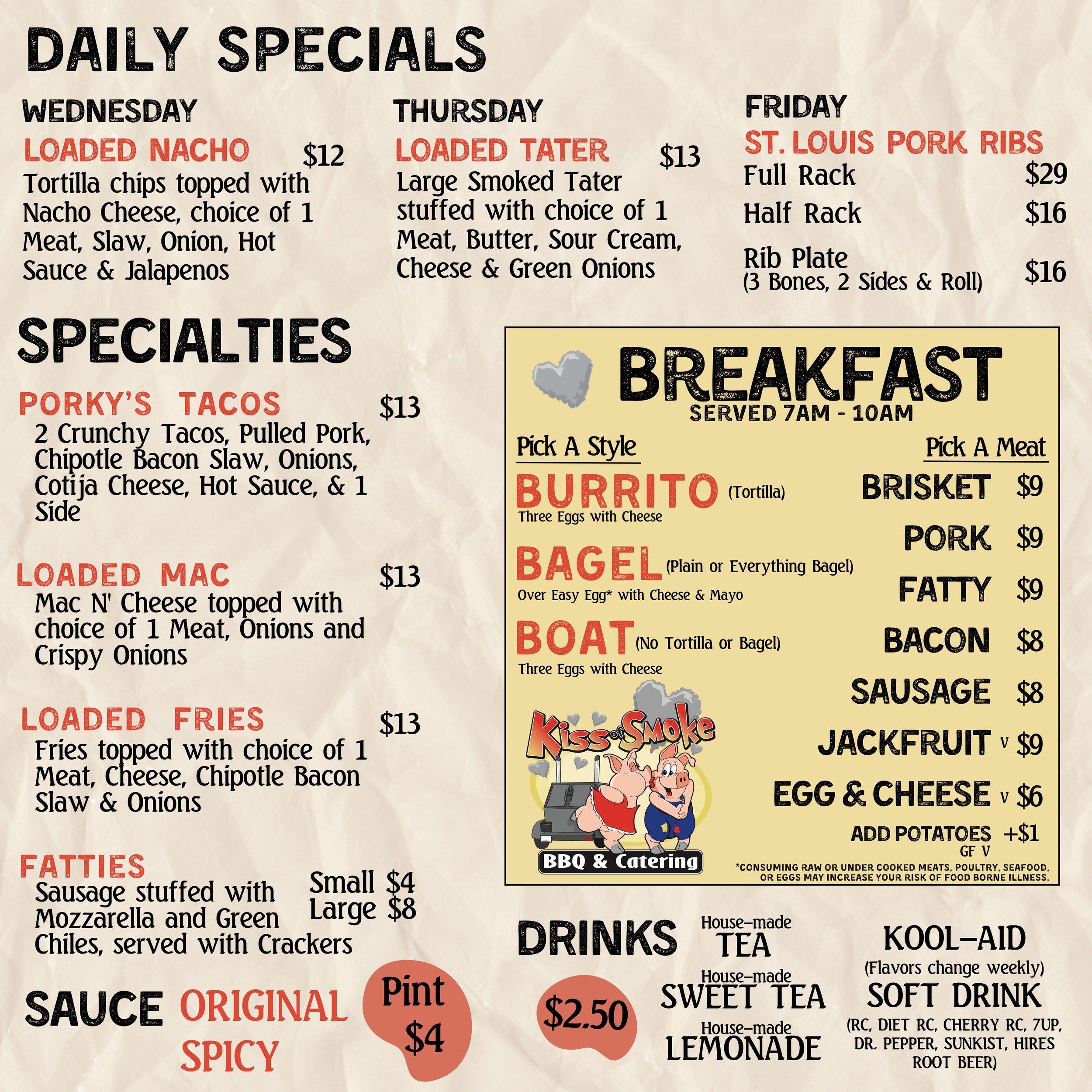 Kiss of Smoke BBQ - Catering in Tucson, Arizona